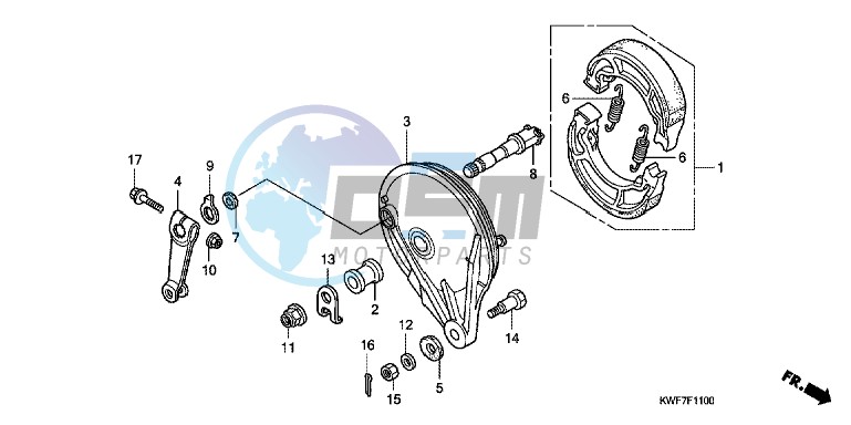 REAR BRAKE PANEL