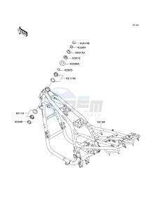 ZR 750 H [ZR-7S] (H1-H5 H5 CAN ONLY) drawing FRAME