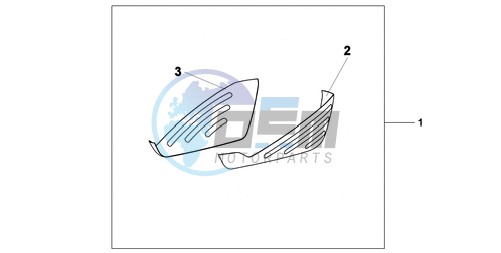 PANNIER SCUFF PAD SET B