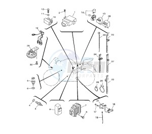 YZF R 125 drawing BATTERY