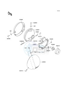 VN 1500 G [VULCAN 1500 NOMAD] (G1-G3) [VULCAN 1500 NOMAD] drawing HEADLIGHT-- S- -