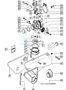 YOUNGST-R_25-45kmh_K4-K7 50 K4-K7 drawing Carburettor-intake silencer