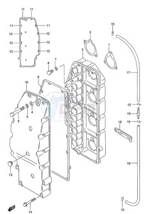 DT 140 drawing Silencer (1986 to S/N 231403)