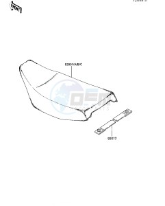 KDX 80 C [KDX80] (C1-C5) [KDX80] drawing SEAT