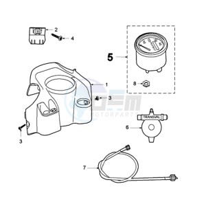 FOX A2 BE drawing SPEEDO REAR WHEEL GRIMECA