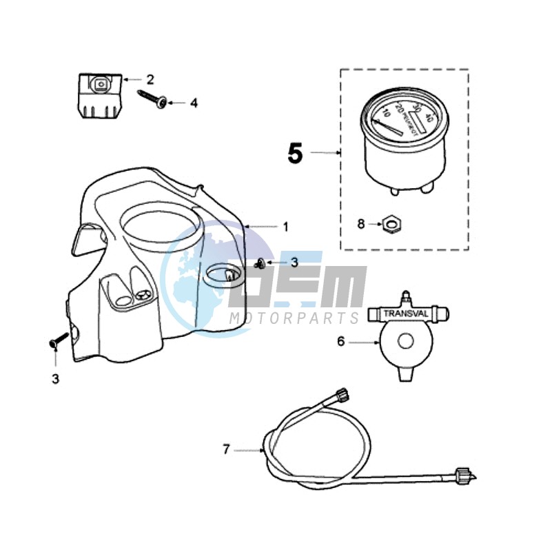 SPEEDO REAR WHEEL GRIMECA