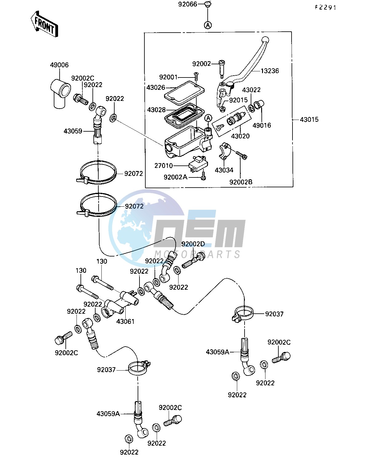 FRONT MASTER CYLINDER