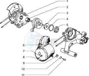 PX 200 E drawing Cooling-hood-main bearings