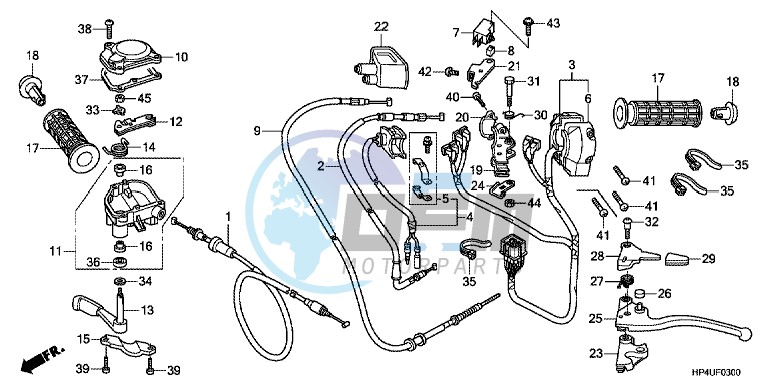 HANDLE LEVER/SWITCH/CABLE