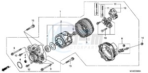 GL1800G GOLDWING 2ED drawing GENERATOR