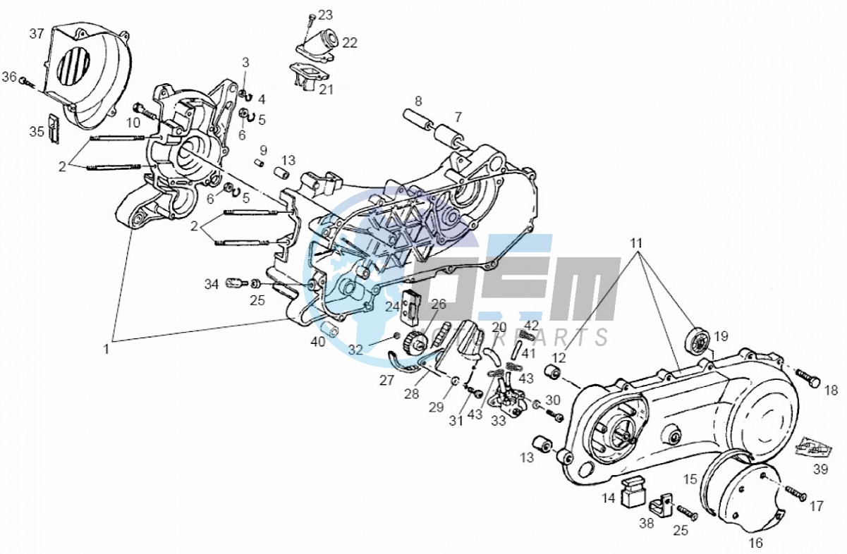 Crankcase (Positions)