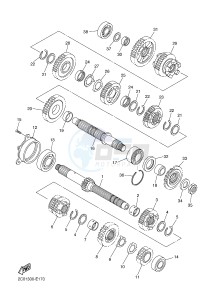 YZF-R6 600 R6 (2CXE 2CXF) drawing TRANSMISSION