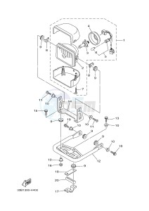 YFM250R RAPTOR 250 (33B7) drawing HEADLIGHT 2