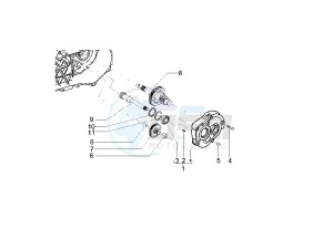 Runner PUREJET 50 drawing Gear group