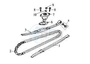 EURO MX EU2 - 150 cc drawing CAM CHAIN