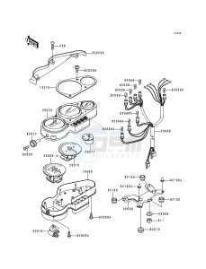 ZX 750 N [NINJA ZX-7RR] (N1-N2) [NINJA ZX-7RR] drawing METER-- S- -