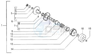 DNA GP EXPERIENCE 50 drawing Driven pulley