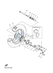 PW50 AUSTRIA drawing FRONT WHEEL