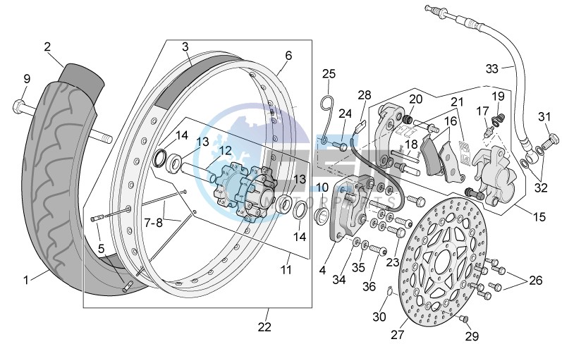 Front wheel