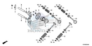 SH300RE SH300RE UK - (E) drawing CAMSHAFT/VALVE