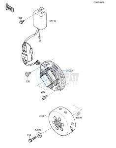 KX 250 C [KX250] (C2) [KX250] drawing IGNITION -- 84 KX250-C2- -