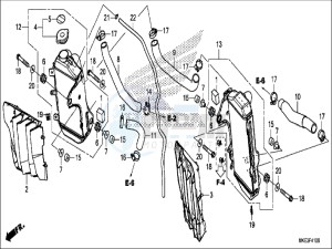 CRF450RXH Europe Direct - (ED) drawing RADIATOR