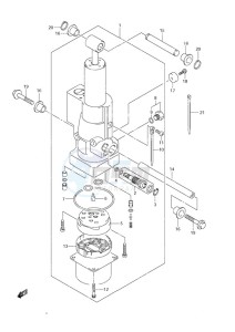 DF 9.9 drawing Trim Cylinder