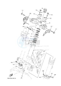 XTZ125E (1SBB) drawing STEERING