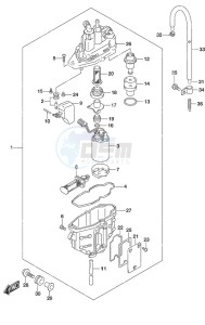 DF 90A drawing Fuel Vapor Separator