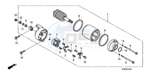 VFR1200FDB drawing STARTING MOTOR