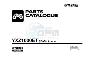 YXZ1000ET YXZ1000R SS (BASN) drawing Infopage-1