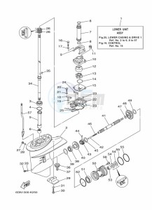 F20DETL drawing PROPELLER-HOUSING-AND-TRANSMISSION-1