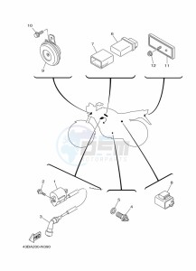 YBR125EGS (43BJ) drawing ELECTRICAL 2