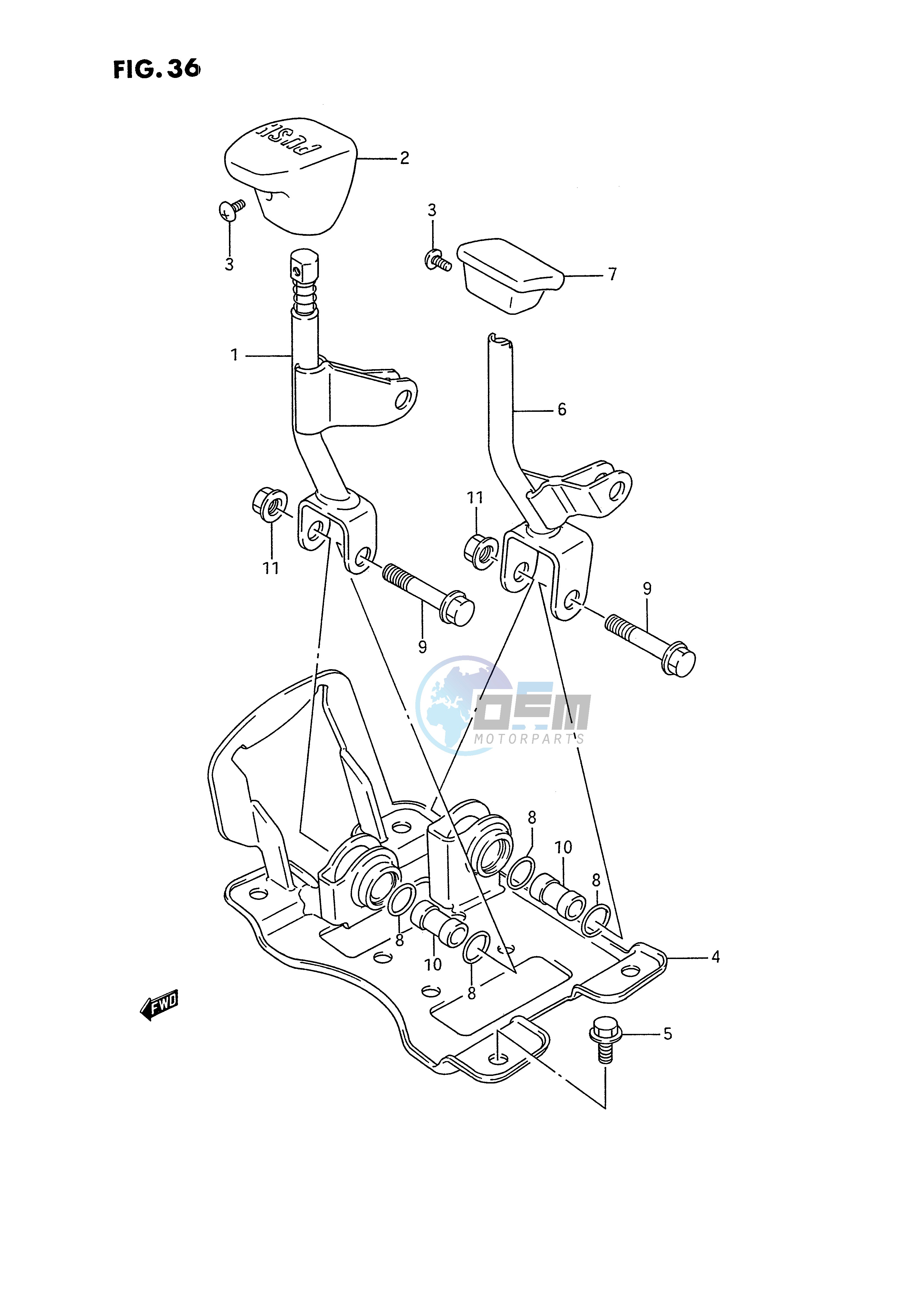 TRANSMISSION LEVER