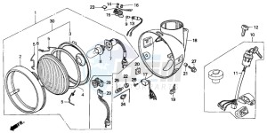 Z50J drawing HEADLIGHT (2)