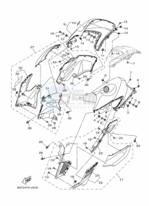 FZN250 (B8H4) drawing FUEL TANK 2