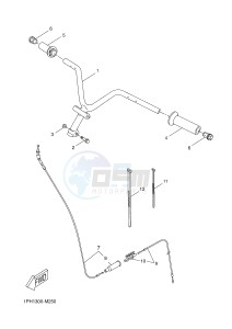 NS50 AEROX (1PH1 1PH1 1PH1) drawing STEERING HANDLE & CABLE