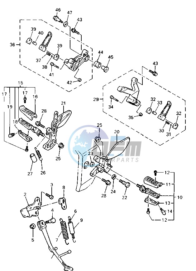 STAND-FOOTREST