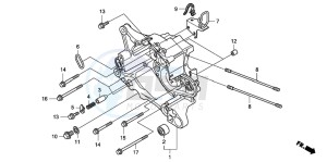 NHX110WH drawing RIGHT CRANKCASE