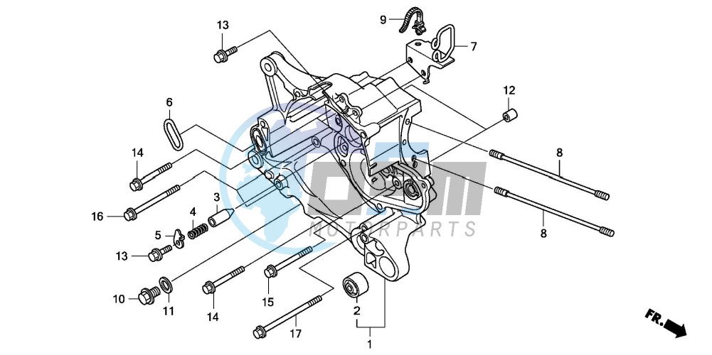 RIGHT CRANKCASE