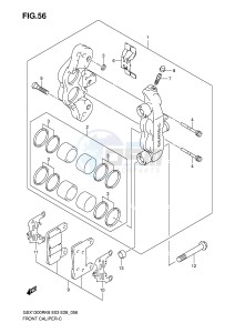 GSX1300R (E3-E28) Hayabusa drawing FRONT CALIPER