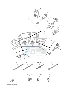 YXC700E YXC70VPHG VIKING VI EPS CAMO (B855) drawing ELECTRICAL 2