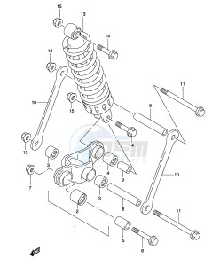 GS500 (P19) drawing CUSHION LEVER (MODEL K3)