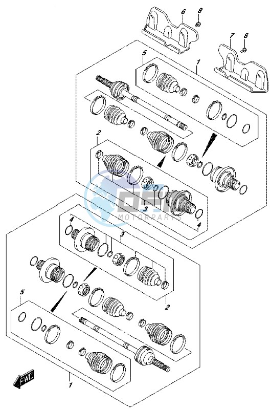 REAR DRIVE SHAFT