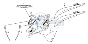 PES125R drawing MARK/STRIPE (PES125R/PES150R)