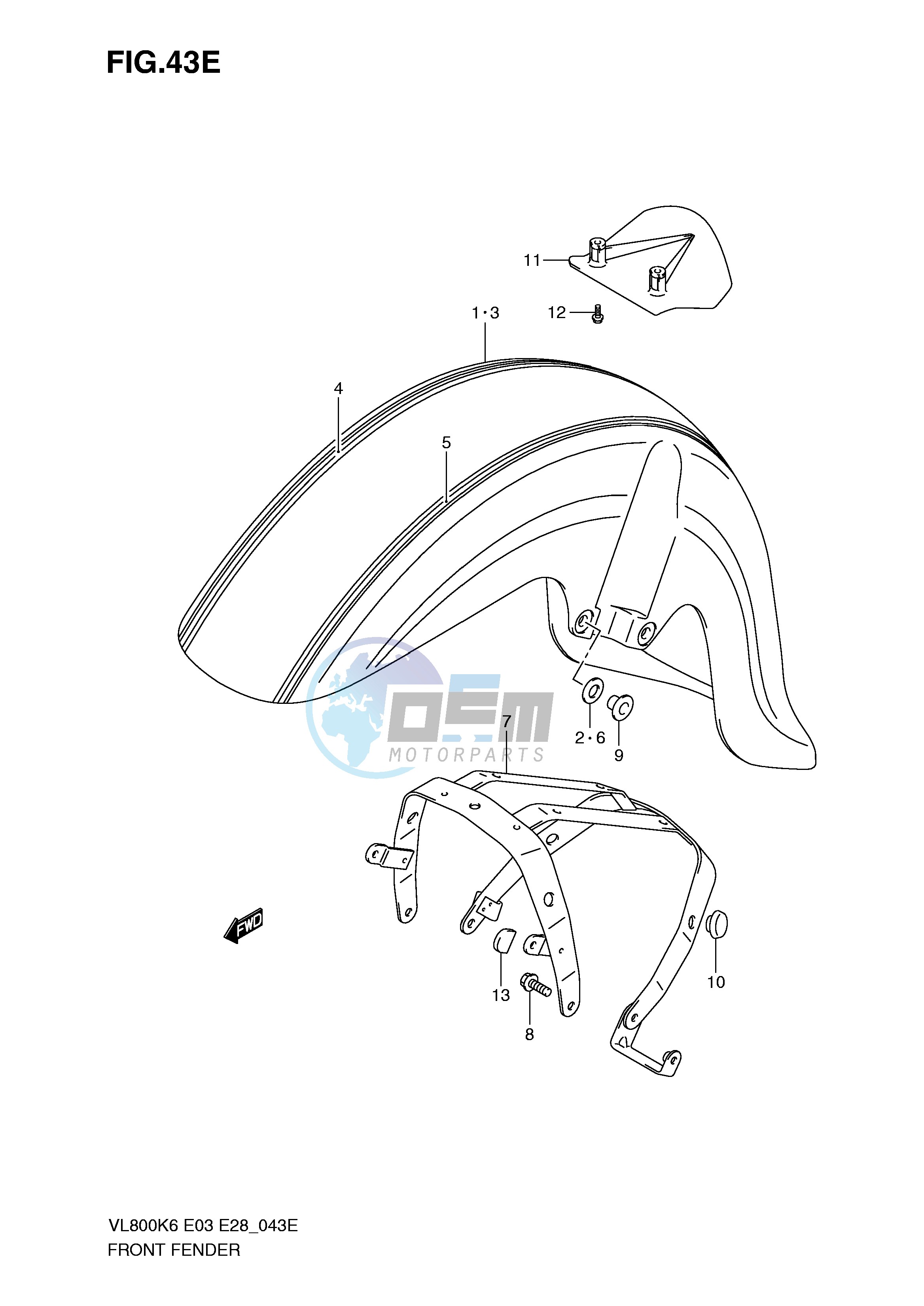 FRONT FENDER (MODEL K9)