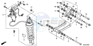 GL18009 Australia - (U) drawing REAR CUSHION