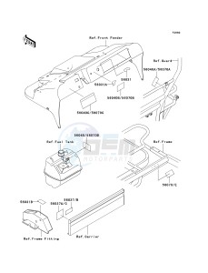 KAF 300 C [MULE 550] (C6-C7) [MULE 550] drawing LABELS