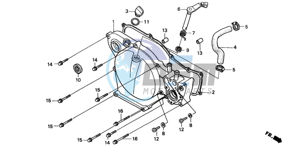 RIGHT CRANKCASE COVER