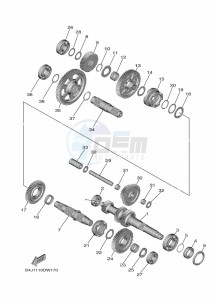 YXE1000EW YX10ERPAN (B4MF drawing TRANSMISSION